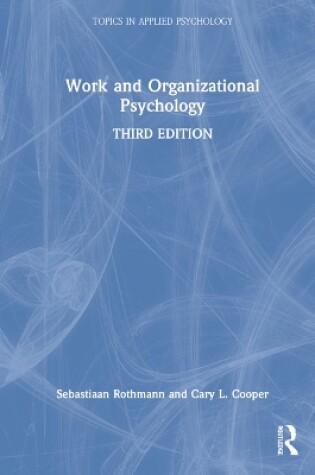 Cover of Work and Organizational Psychology