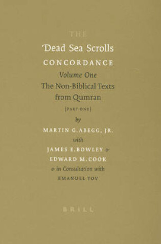 Cover of The Dead Sea Scrolls Concordance, Volume 1 (2 vols)