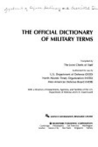 Cover of The Official Dictionary of Military Terms