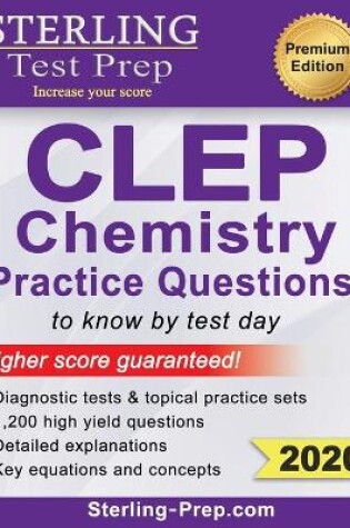 Cover of Sterling Test Prep CLEP Chemistry Practice Questions