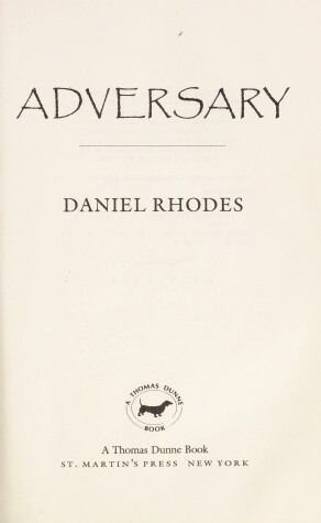 Book cover for Adversary