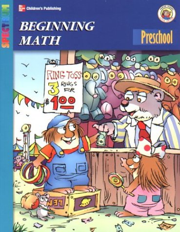 Book cover for Spectrum Beginning Math, Preschool