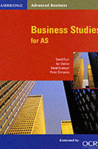 Cover of Business Studies for AS