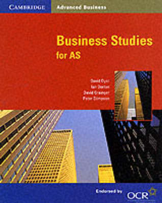 Book cover for Business Studies for AS