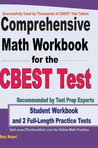 Cover of Comprehensive Math Workbook for the CBEST Test
