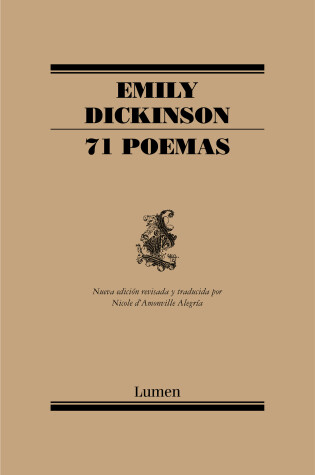 Cover of 71 poemas (Emily Dickinson) (Edición bilingüe)