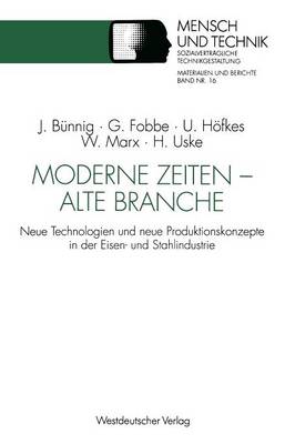 Book cover for Moderne Zeiten — alte Branche