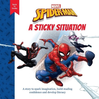 Book cover for Disney Back to Books: Spider-Man - A Sticky Situation