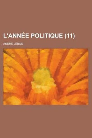 Cover of L'Annee Politique (11)