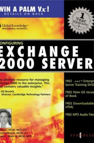 Cover of Configuring Exchange Server 2000