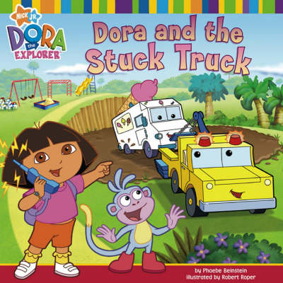 Book cover for Dora and the Stuck Truck