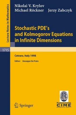 Cover of Stochastic Pde's and Kolmogorov Equations in Infinite Dimensions