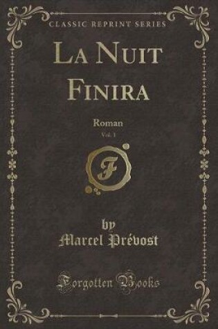 Cover of La Nuit Finira, Vol. 1