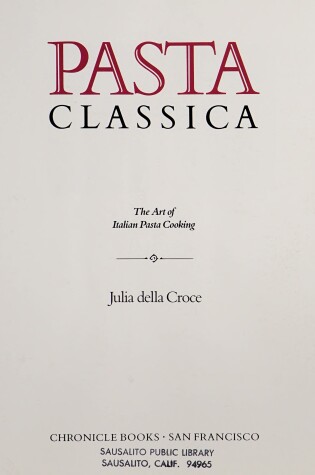 Cover of Pasta Classica