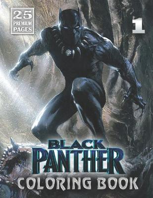 Book cover for Black Panther Coloring Book Vol1