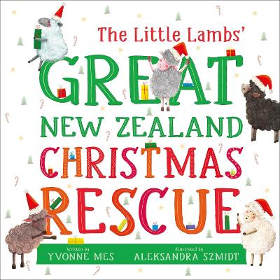 Book cover for The Little Lambs' Great New Zealand Christmas Rescue