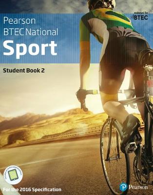 Book cover for BTEC Nationals Sport Student Book 2 + Activebook