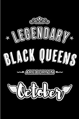 Book cover for Legendary Black Queens are born in October