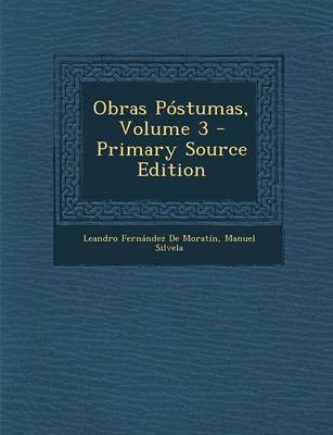 Book cover for Obras Postumas, Volume 3