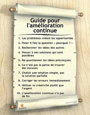 Book cover for Continuous Improvement Poster (French)