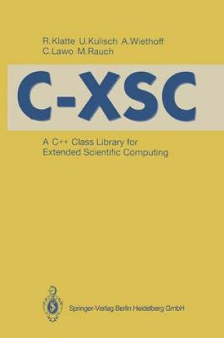 Cover of C-XSC