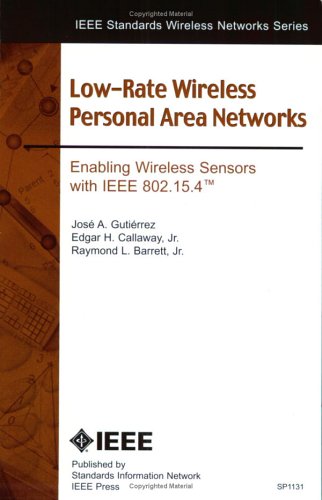 Book cover for IEEE 802.15.4 Low-rate Wireless Personal Area Networks