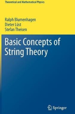 Cover of Basic Concepts of String Theory