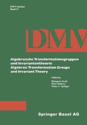 Cover of Algebraische Transformationsgruppen und Invariantentheorie Algebraic Transformation Groups and Invariant Theory