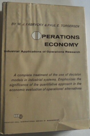 Cover of Operations Economy