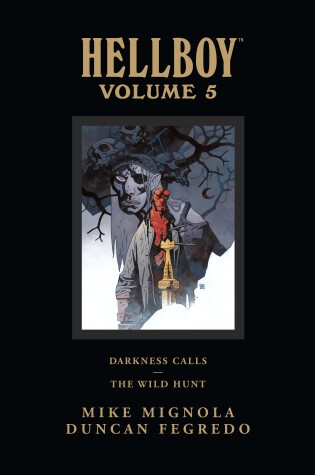Cover of Hellboy Library Edition Volume 5: Darkness Calls And The Wild Hunt