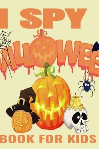 Cover of i spy halloween book for kids