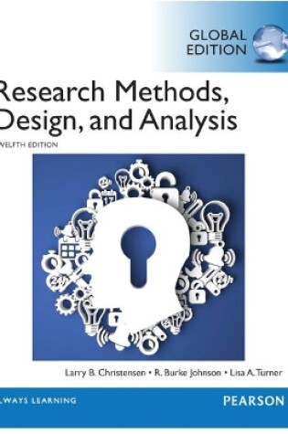 Cover of Research Methods, Design, and Analysis, Global Edition