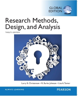 Book cover for Research Methods, Design, and Analysis, Global Edition