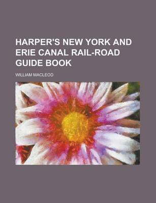 Book cover for Harper's New York and Erie Canal Rail-Road Guide Book