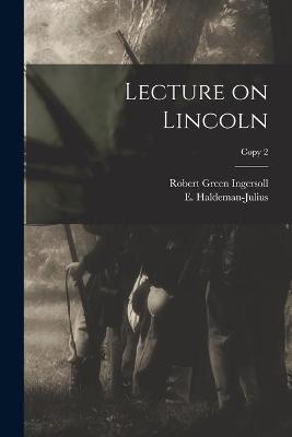 Book cover for Lecture on Lincoln; copy 2