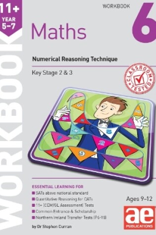 Cover of 11+ Maths Year 5-7 Workbook 6