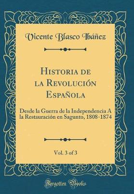 Book cover for Historia de la Revolucion Espanola, Vol. 3 of 3
