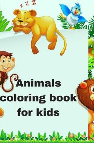Cover of Animal coloring book for kids