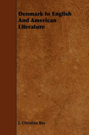 Cover of Denmark In English And American Literature