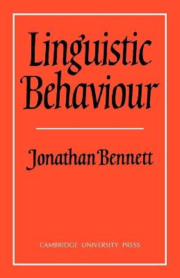 Book cover for Linguistic Behaviour