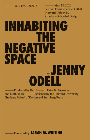 Cover of Inhabiting the Negative Space