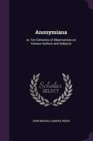 Cover of Anonymiana