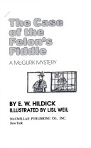 Book cover for The Case of the Felon's Fiddle