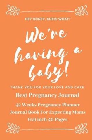 Cover of Best Pregnancy Journal for first time moms & also all Moms