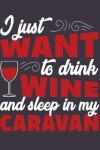 Book cover for I just want to drink wine and sleep in my caravan