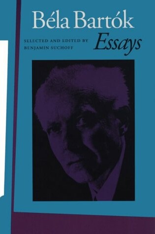 Cover of Bela Bartok Essays