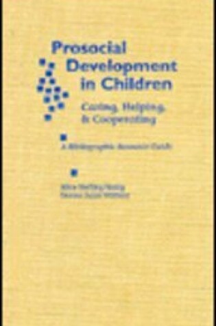 Cover of Prosocial Development in Children