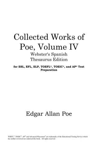 Cover of Collected Works of Poe