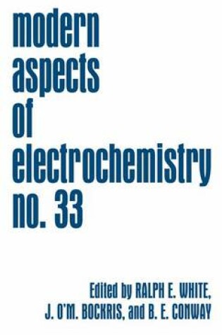 Cover of Modern Aspects of Electrochemistry 33