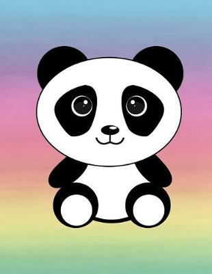 Book cover for Watercolor Rainbow Panda Bear Notebook